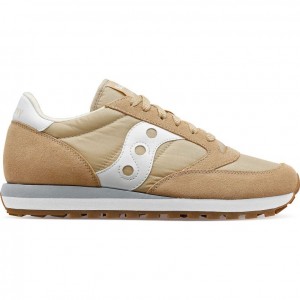 Beige Saucony Jazz Original Women's Sneakers | ISRAEL RUVMSB