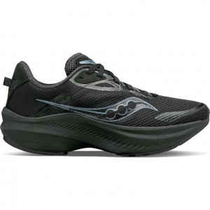 Black Saucony Axon 3 Men's Running Shoes | ISRAEL SWICMV