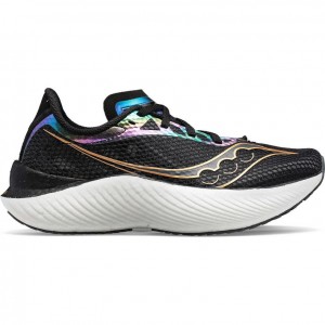 Black Saucony Endorphin Pro 3 Men's Running Shoes | ISRAEL OEXKIN