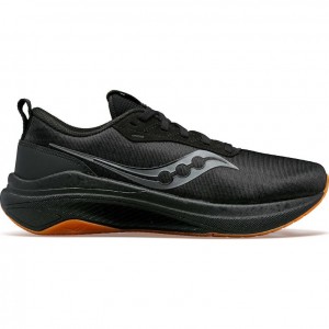 Black Saucony Freedom Crossport Men's Running Shoes | ISRAEL MFJYXA