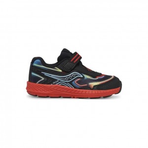 Black Saucony Ride 10 Jr. Little Kids' Sneakers | ISRAEL BRVEWG