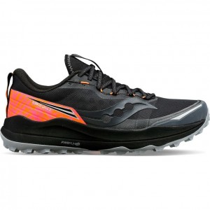 Black Saucony Xodus Ultra 2 Men's Trail Running Shoes | ISRAEL VRWGAP