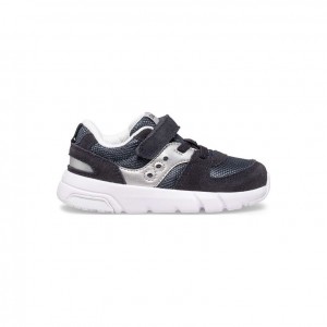 Black / Silver Saucony Jazz Lite 2.0 Little Kids' Sneakers | ISRAEL GYZMXF