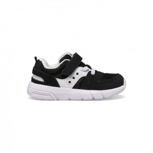 Black / White Saucony Jazz Lite 2.0 Little Kids' Sneakers | ISRAEL XVRHLI