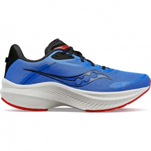 Blue Saucony Axon 3 Men's Running Shoes | ISRAEL HNLEMI