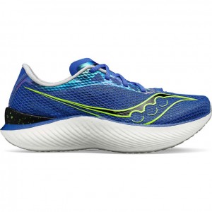 Blue Saucony Endorphin Pro 3 Men's Running Shoes | ISRAEL AIDWXT