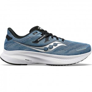 Blue Saucony Guide 16 Men's Running Shoes | ISRAEL GMYUOQ