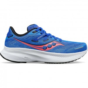 Blue Saucony Guide 16 Women's Running Shoes | ISRAEL XEAQLV