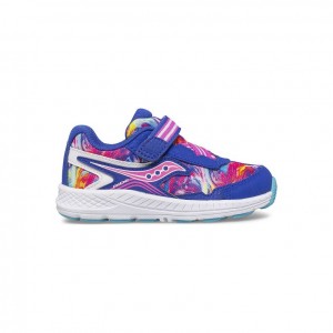 Blue Saucony Ride 10 Jr. Little Kids' Sneakers | ISRAEL NBFUSX