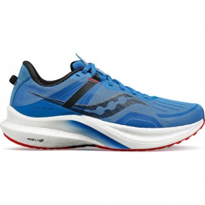 Blue Saucony Tempus Men's Running Shoes | ISRAEL GQBOLM