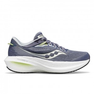 Blue Saucony Triumph 21 Women's Running Shoes | ISRAEL VCHWPX