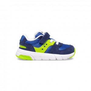 Blue / Green Saucony Jazz Lite 2.0 Little Kids' Sneakers | ISRAEL UVJIEA