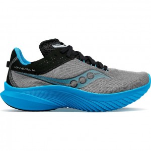 Blue / Grey Saucony Kinvara 14 Men's Running Shoes | ISRAEL PXJFYZ