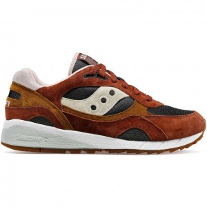 Brown / Black Saucony Shadow 6000 Men's Sneakers | ISRAEL UWJQGT