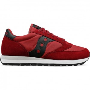 Burgundy Saucony Jazz Original Women's Sneakers | ISRAEL NHYFDB