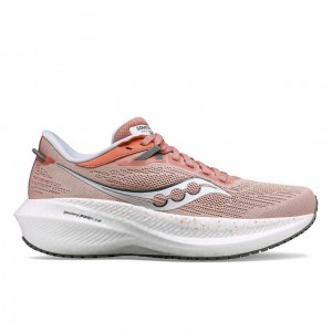 Coral Saucony Triumph 21 Women's Running Shoes | ISRAEL SIYJWT