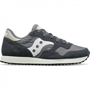 Dark Grey Saucony DXN Women's Sneakers | ISRAEL KEZITV