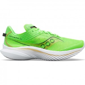 Green Saucony Kinvara 14 Men's Running Shoes | ISRAEL MKODXV