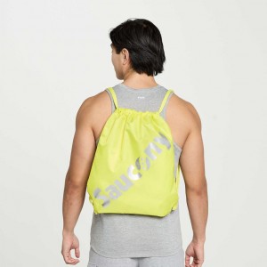 Green Saucony String Men's Bag | ISRAEL ZTIWJM