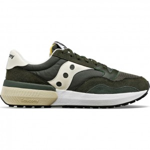 Green / Cream Saucony Jazz NXT Women's Sneakers | ISRAEL RWJDZQ