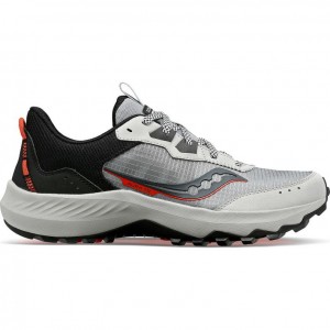 Grey Saucony Aura TR Men's Trail Running Shoes | ISRAEL TOWHKR