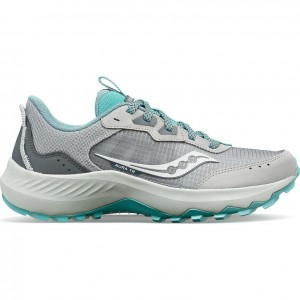 Grey Saucony Aura TR Women's Trail Running Shoes | ISRAEL XBAMOU