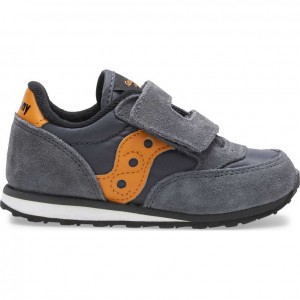 Grey Saucony Baby Jazz Hook & Loop Little Kids' Sneakers | ISRAEL NSGKUO