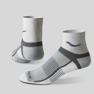 Grey Saucony Inferno Quarter 3-Pack Men's Socks | ISRAEL PWXIJV