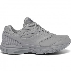 Grey Saucony Integrity Walker 3 Women's Walking Shoes | ISRAEL SQEBVC