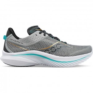 Grey Saucony Kinvara 14 Men's Running Shoes | ISRAEL RWILBO