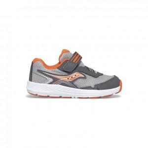 Grey Saucony Ride 10 Jr. Big Kids' Sneakers | ISRAEL VHCUSK