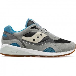 Grey / Black Saucony Shadow 6000 Men's Sneakers | ISRAEL FZLCPS