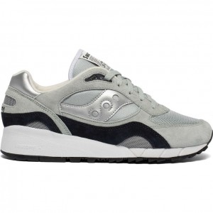 Grey / Silver Saucony Shadow 6000 Men's Sneakers | ISRAEL ESQPMD