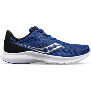 Indigo / Black Saucony Convergence Men's Running Shoes | ISRAEL BDREWU