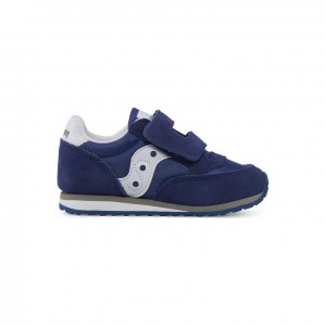 Navy Saucony Baby Jazz Hook & Loop Little Kids' Sneakers | ISRAEL PKOWCY