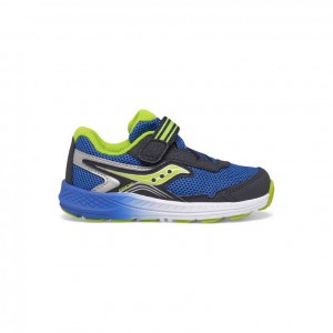 Navy Saucony Ride 10 Jr. Little Kids' Sneakers | ISRAEL WIDBHN