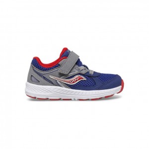 Navy / Grey Saucony Cohesion 14 A/C Jr. Little Kids' Sneakers | ISRAEL BDSATW