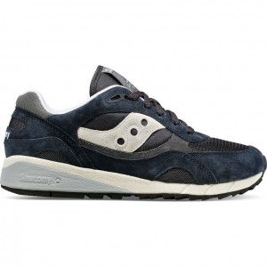 Navy / Grey Saucony Shadow 6000 Women's Sneakers | ISRAEL LTCVJQ