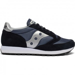 Navy / Silver Saucony Jazz 81 Men's Sneakers | ISRAEL JLOMSX