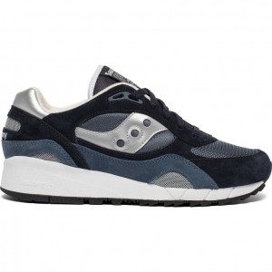 Navy / Silver Saucony Shadow 6000 Men's Sneakers | ISRAEL FRCAIS