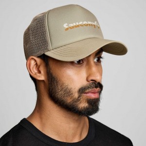 Olive Saucony Foamie Men's Trucker Hats | ISRAEL VRPQJB