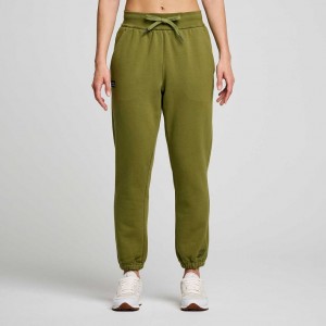 Olive Saucony Recovery Men's Jogger | ISRAEL CZOVGE