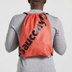 Orange Saucony String Men's Bag | ISRAEL AXSLZV