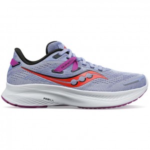 Purple Saucony Guide 16 Women's Running Shoes | ISRAEL GQUMBD