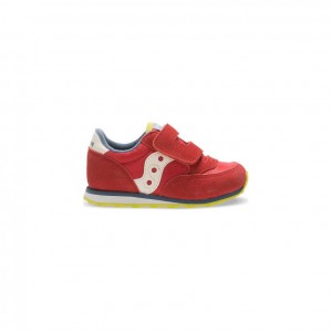 Red Saucony Baby Jazz Hook & Loop Little Kids' Sneakers | ISRAEL SIEKHG