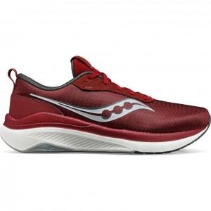 Red Saucony Freedom Crossport Men's Running Shoes | ISRAEL ZJOHDY