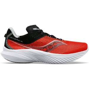 Red Saucony Kinvara 14 Men's Running Shoes | ISRAEL EMDILP