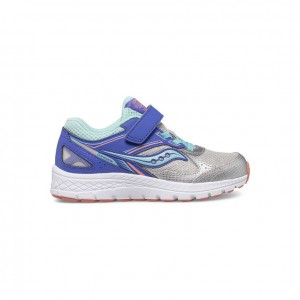 Silver Saucony Cohesion 14 A/C Big Kids' Sneakers | ISRAEL BAERWD