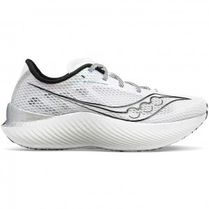 White Saucony Endorphin Pro 3 Men's Running Shoes | ISRAEL ZEJCPY