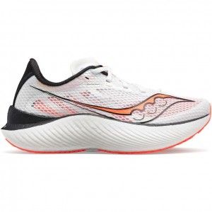 White Saucony Endorphin Pro 3 Women's Running Shoes | ISRAEL KSRBHL